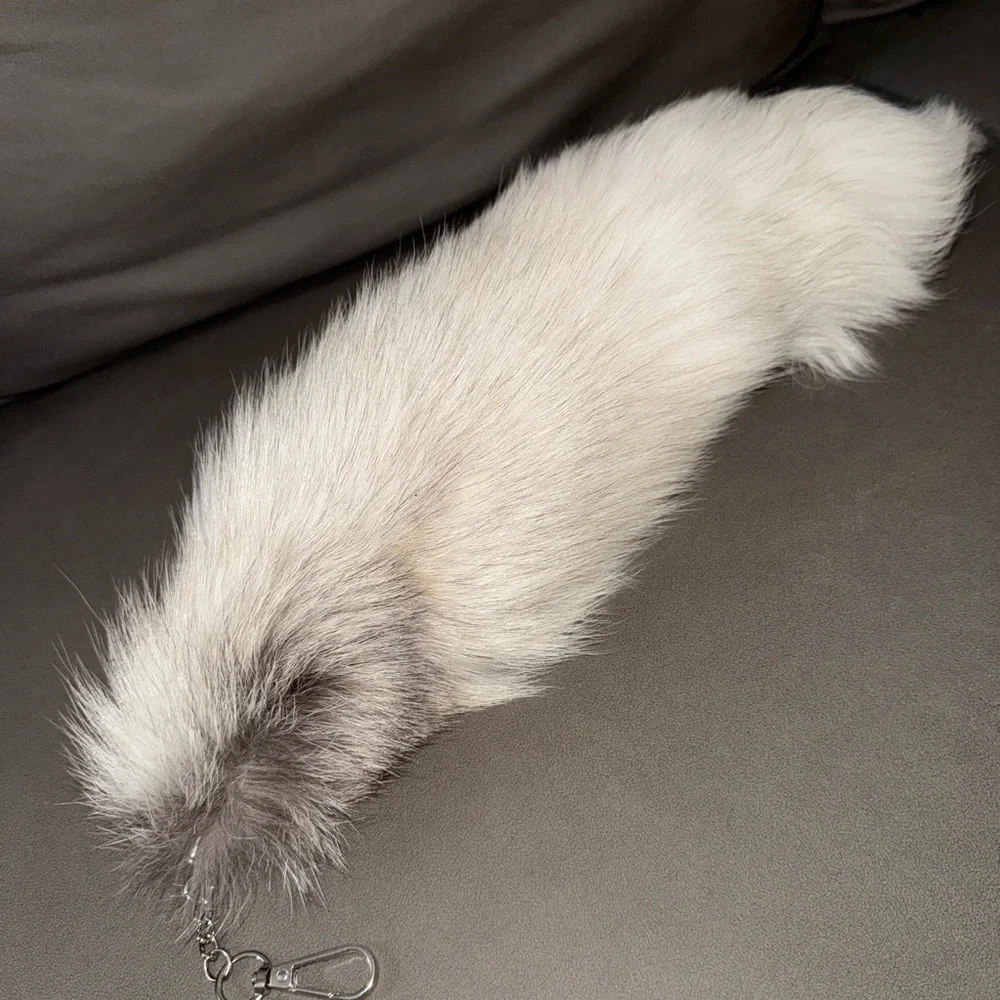 White Fox Fur Tail